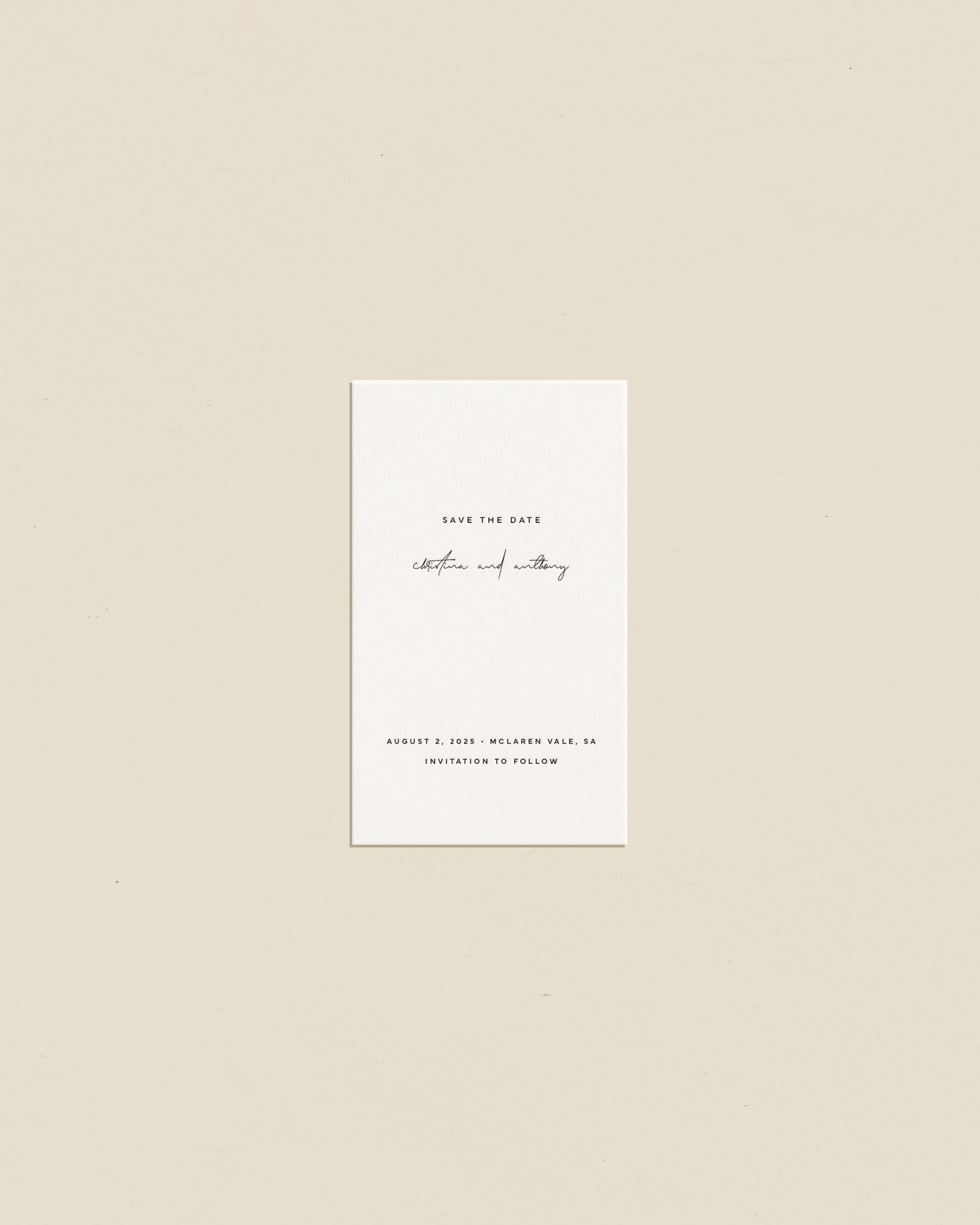 Isabella Save the Date