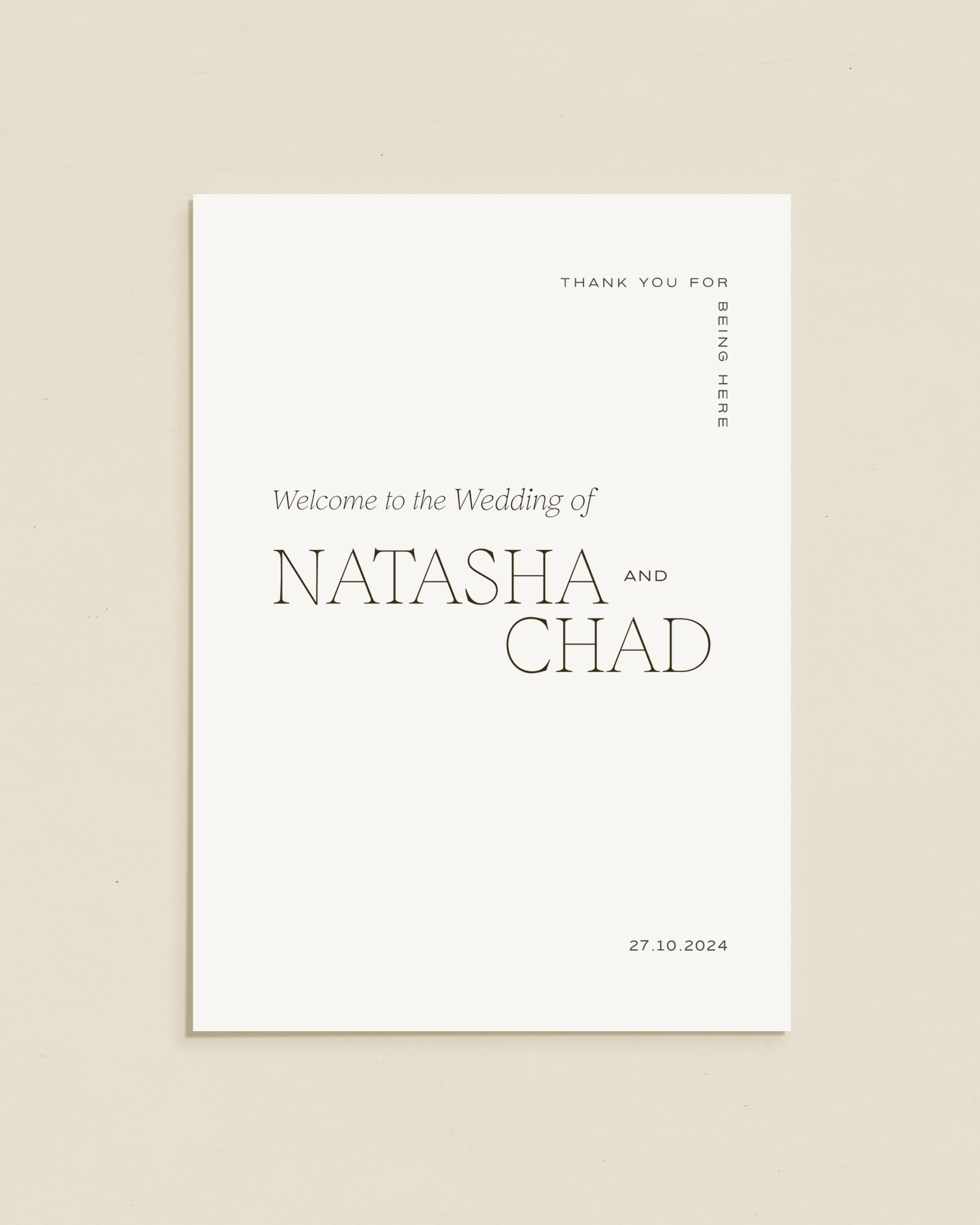 Penelope Welcome Sign